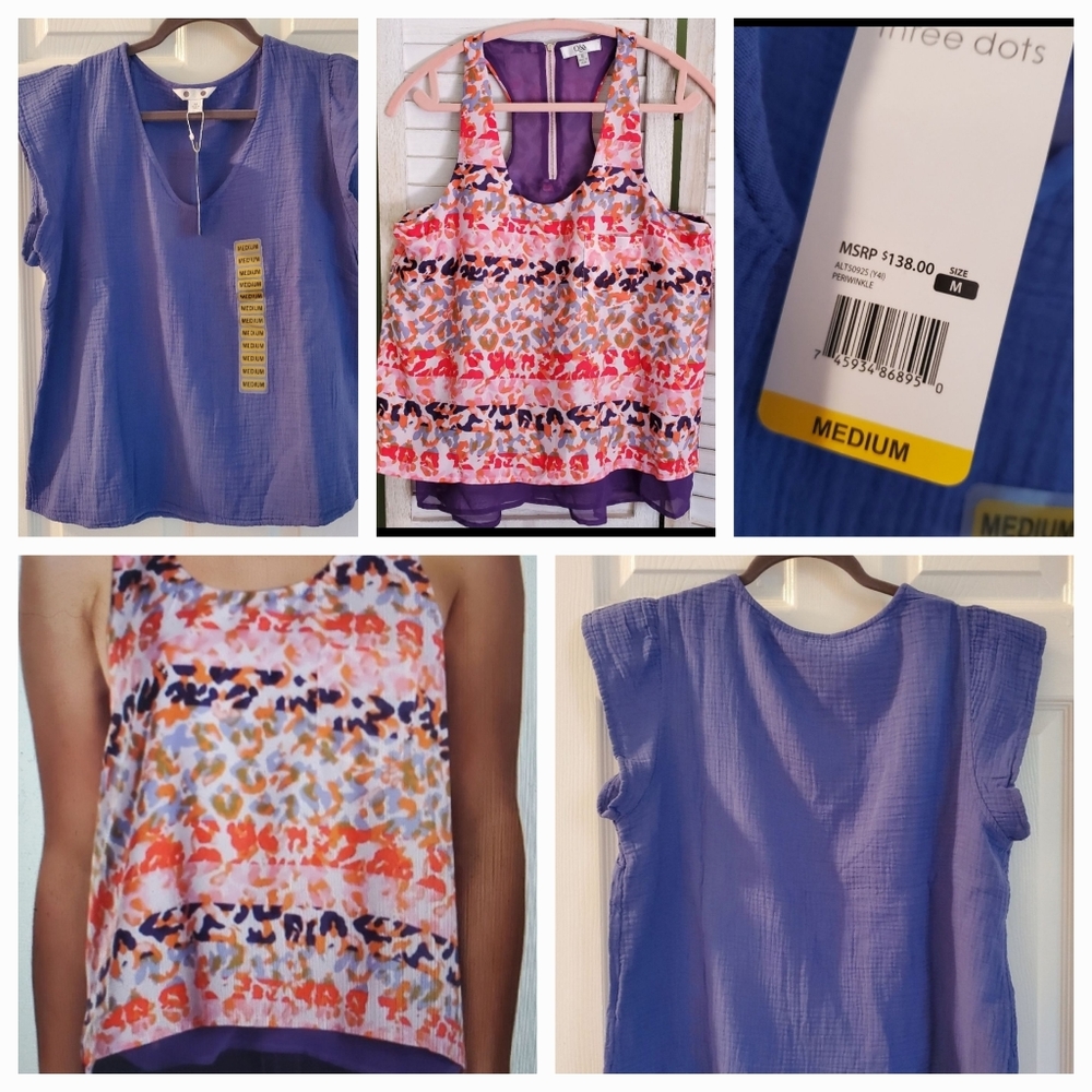 Bundle of 8 Medium New Tops Keep What you Like Sell the Rest Profit!!!